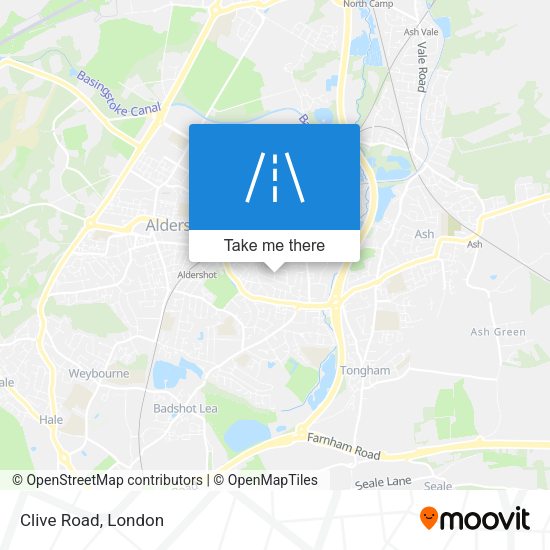 Clive Road map
