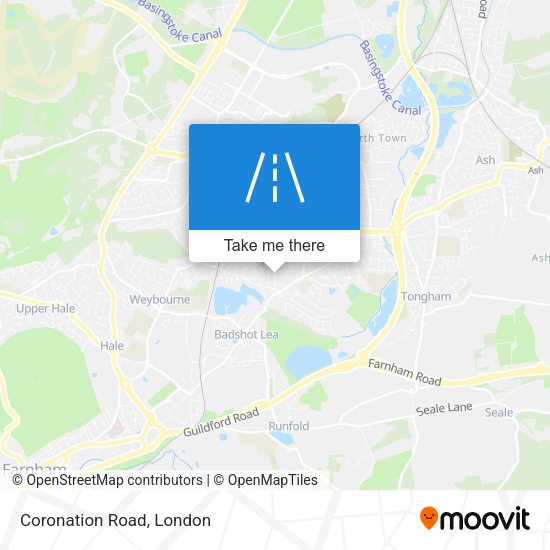 Coronation Road map