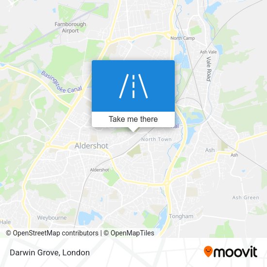 Darwin Grove map