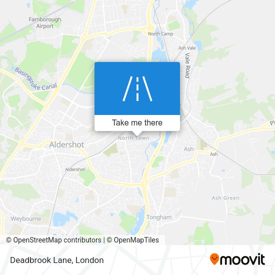 Deadbrook Lane map