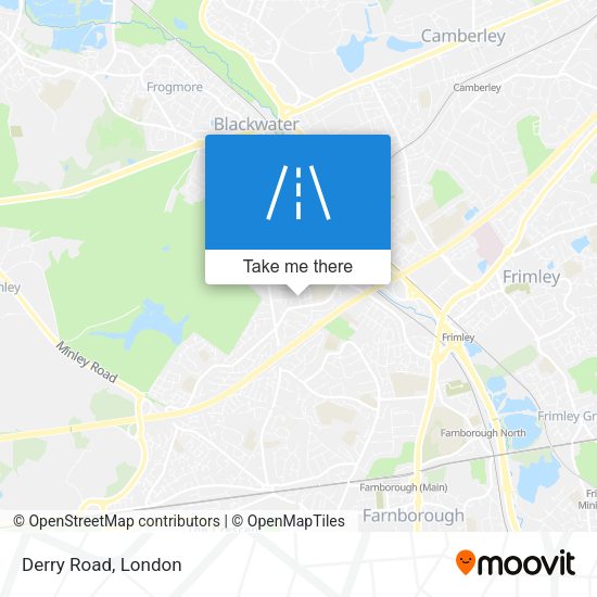 Derry Road map