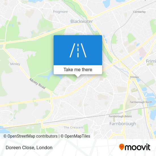 Doreen Close map