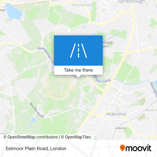 Eelmoor Plain Road map