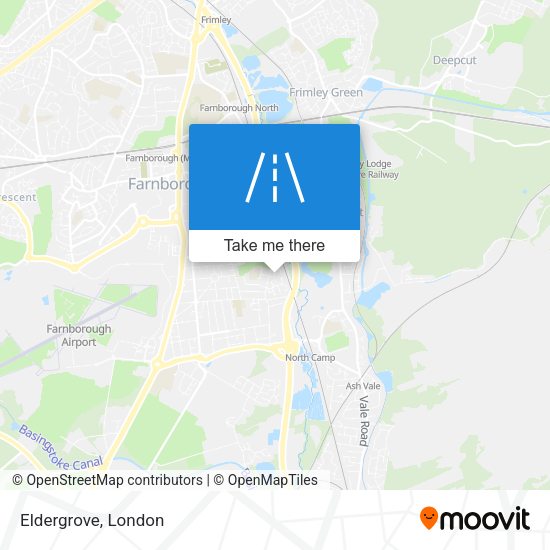 Eldergrove map