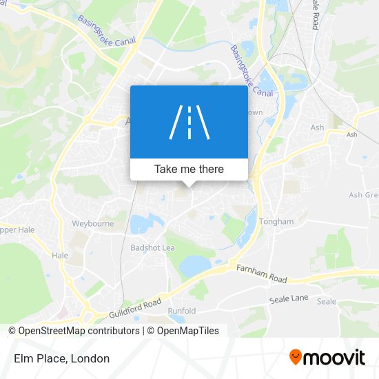 Elm Place map