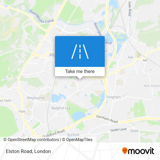 Elston Road map