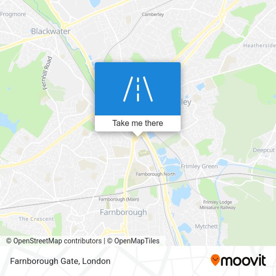 Farnborough Gate map