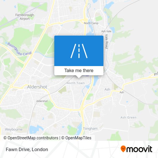 Fawn Drive map