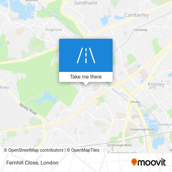 Fernhill Close map