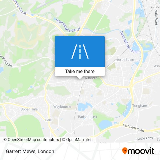 Garrett Mews map