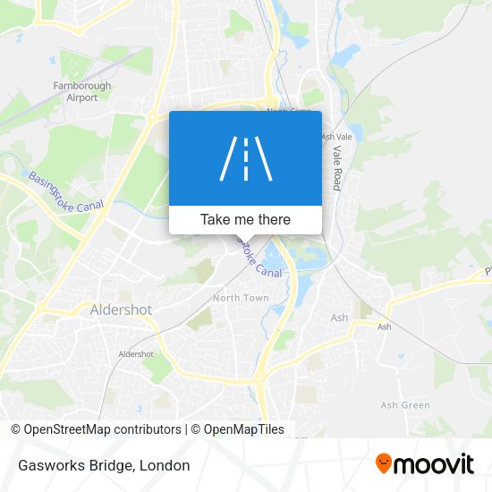 Gasworks Bridge map