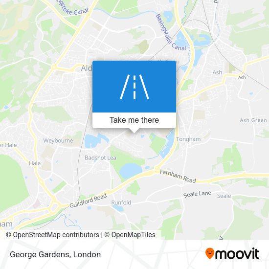 George Gardens map