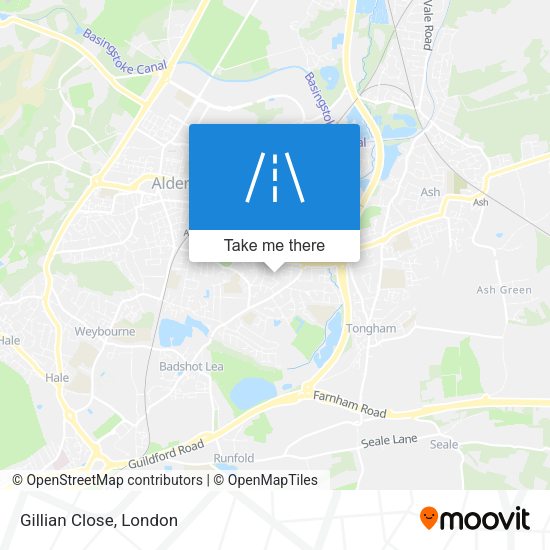 Gillian Close map