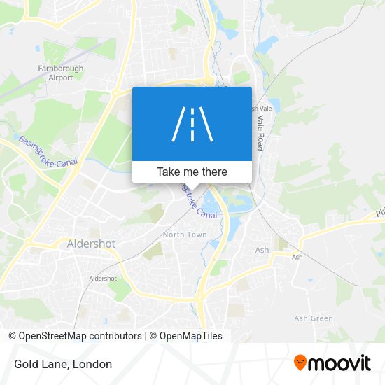 Gold Lane map