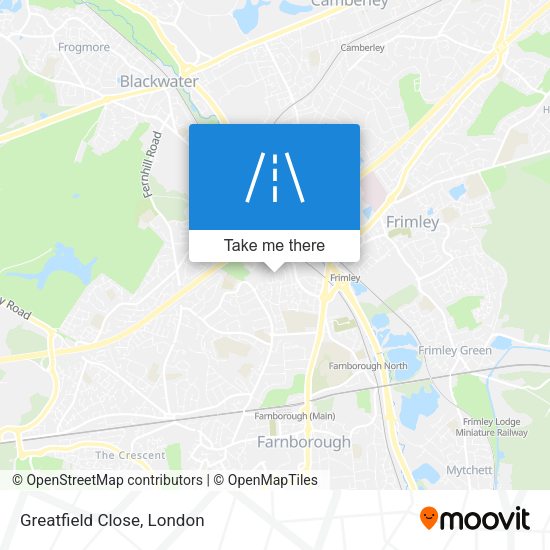 Greatfield Close map
