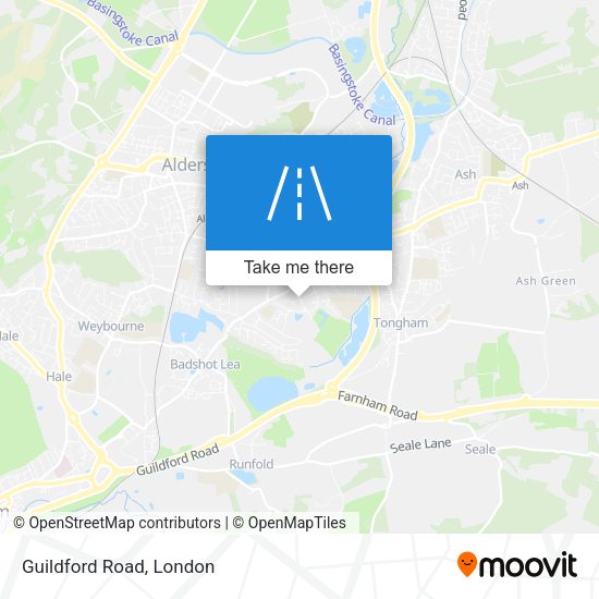 Guildford Road map