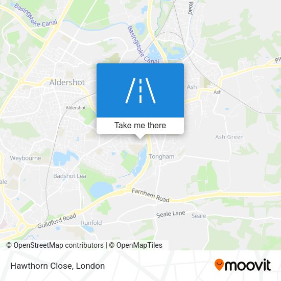 Hawthorn Close map