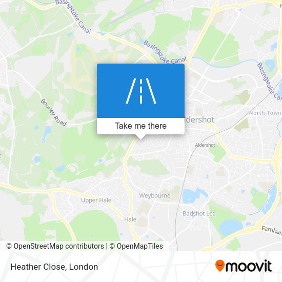 Heather Close map