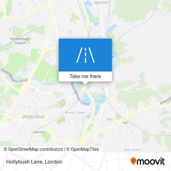 Hollybush Lane map