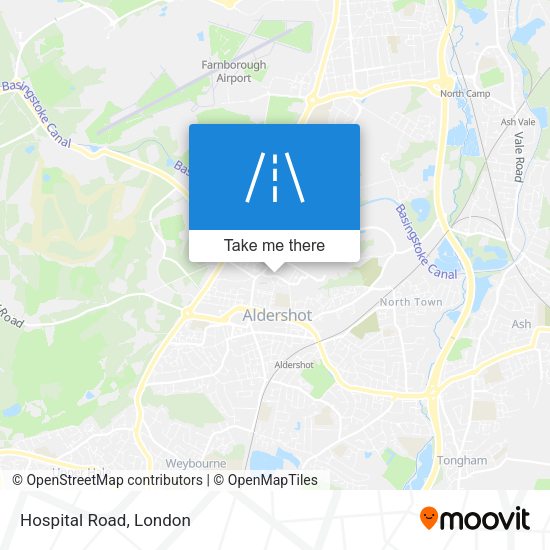 Hospital Road map