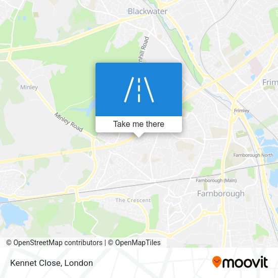 Kennet Close map