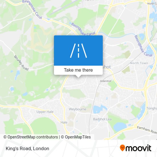 King's Road map