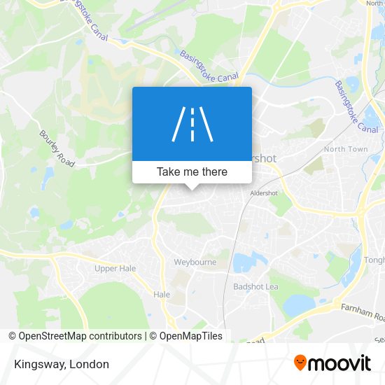 Kingsway map