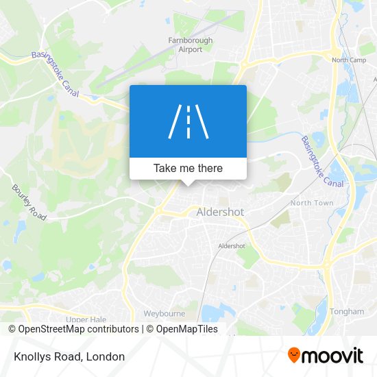 Knollys Road map