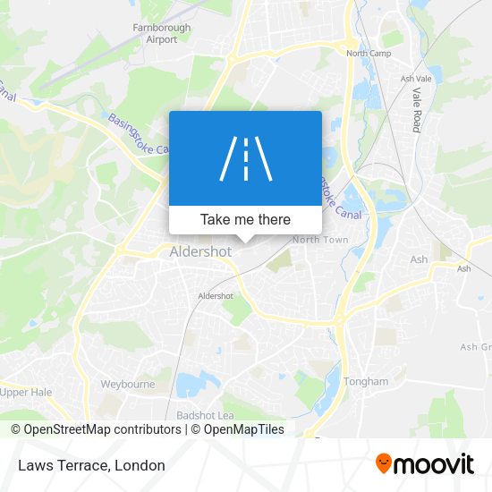 Laws Terrace map