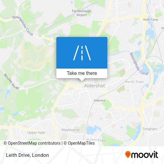Leith Drive map