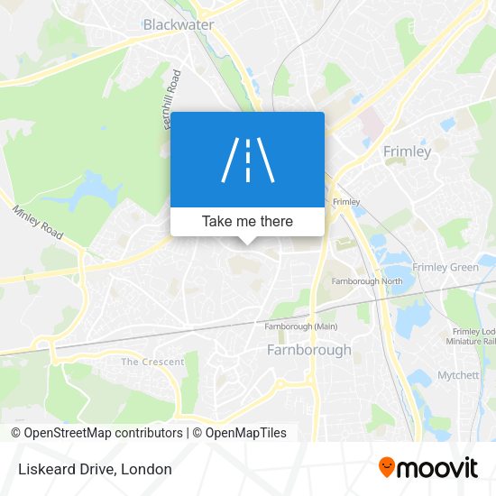 Liskeard Drive map