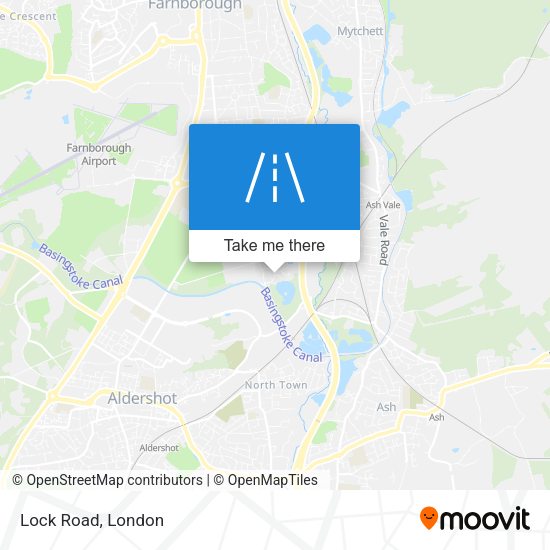 Lock Road map