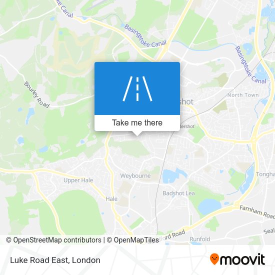 Luke Road East map