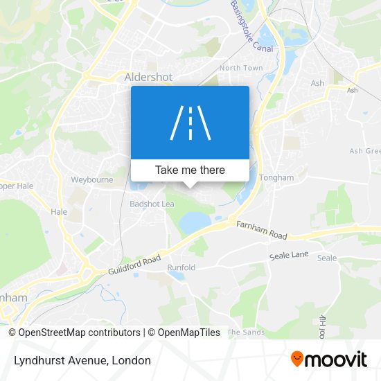 Lyndhurst Avenue map