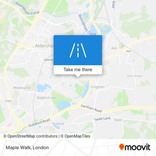 Maple Walk map