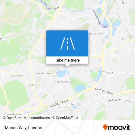 Mason Way map