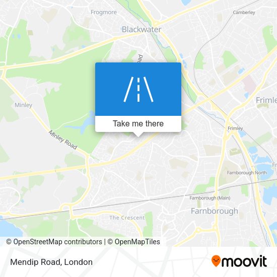 Mendip Road map