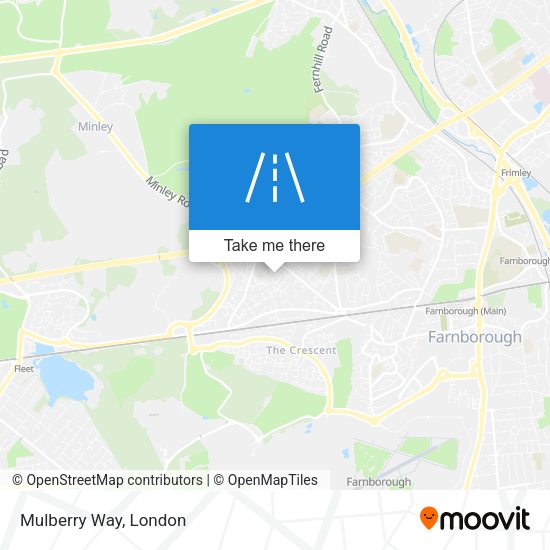 Mulberry Way map