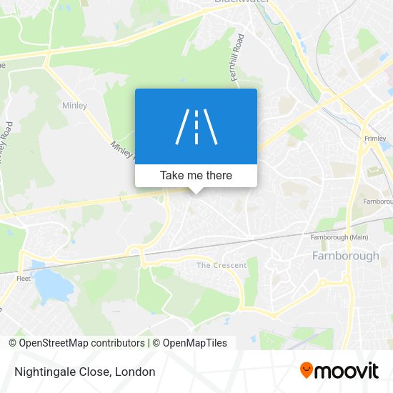 Nightingale Close map