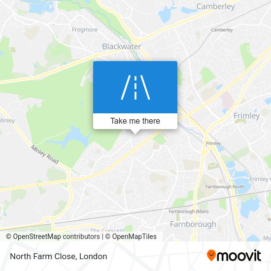 North Farm Close map