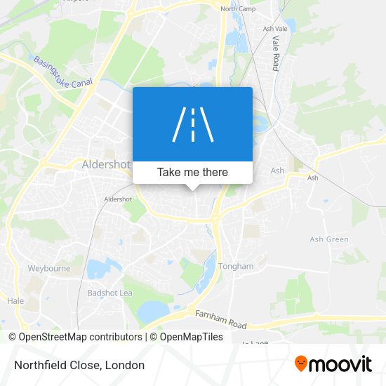 Northfield Close map