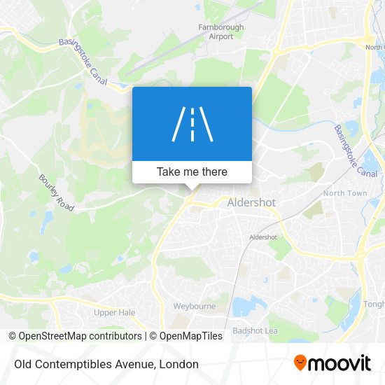 Old Contemptibles Avenue map