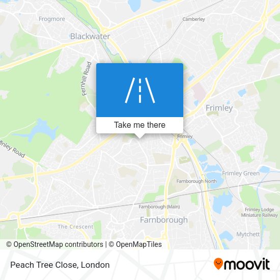 Peach Tree Close map