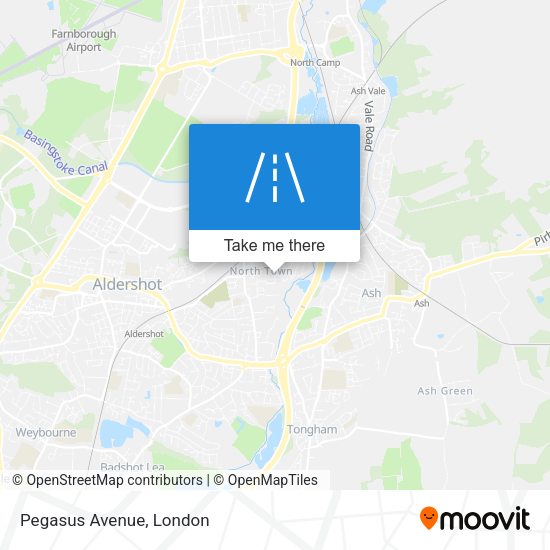 Pegasus Avenue map