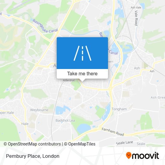 Pembury Place map