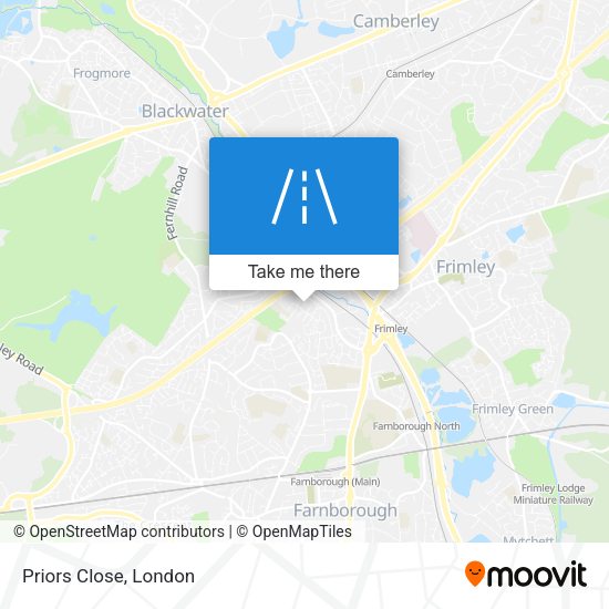 Priors Close map