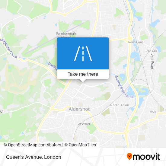 Queen's Avenue map