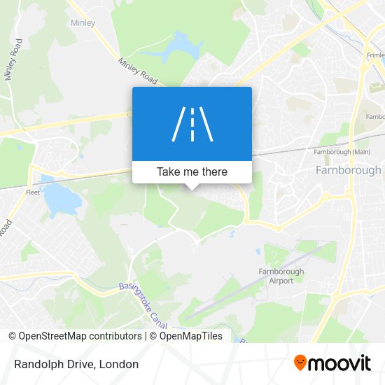 Randolph Drive map
