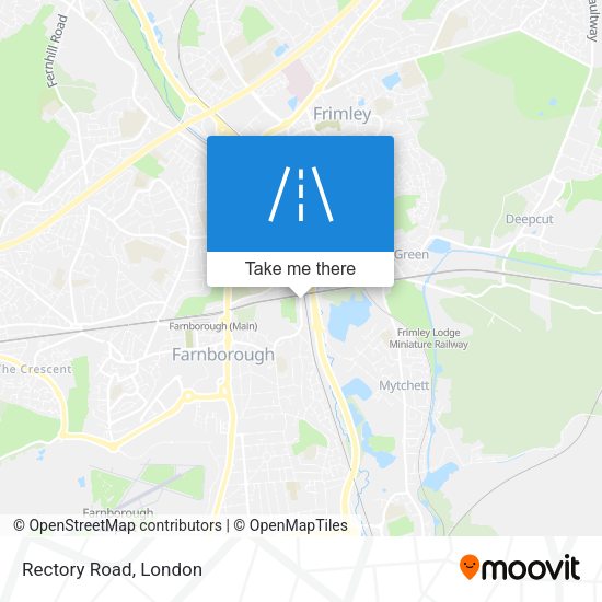 Rectory Road map