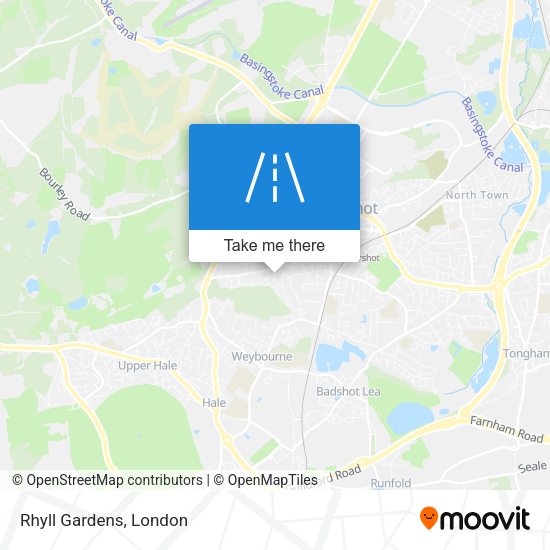 Rhyll Gardens map